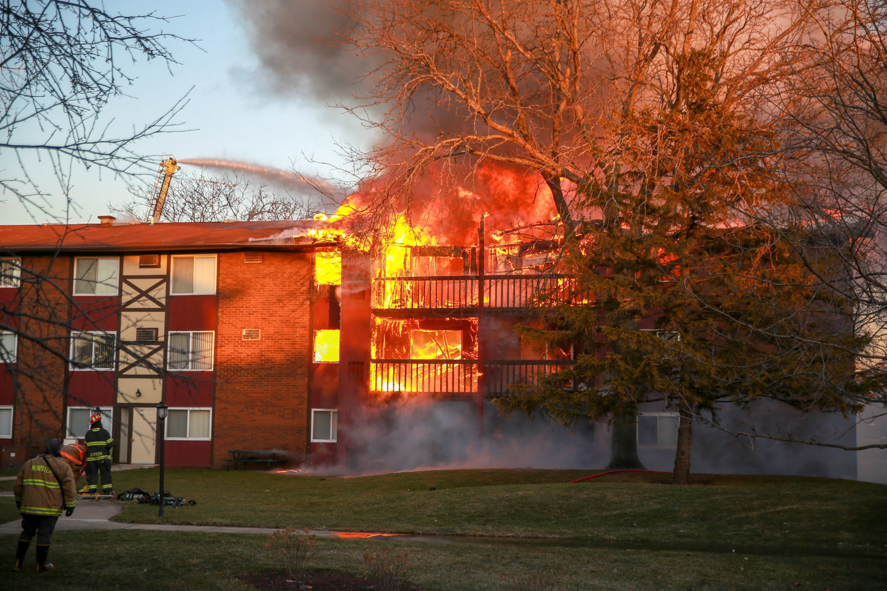 Highland apartment fire